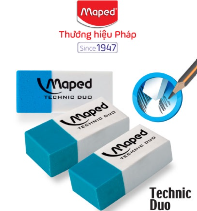 Maped - gôm nhị khúc - 1 cục