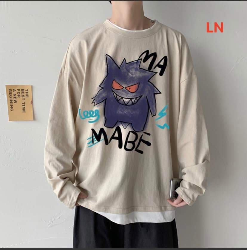 Áo dài tay Monster cá tính