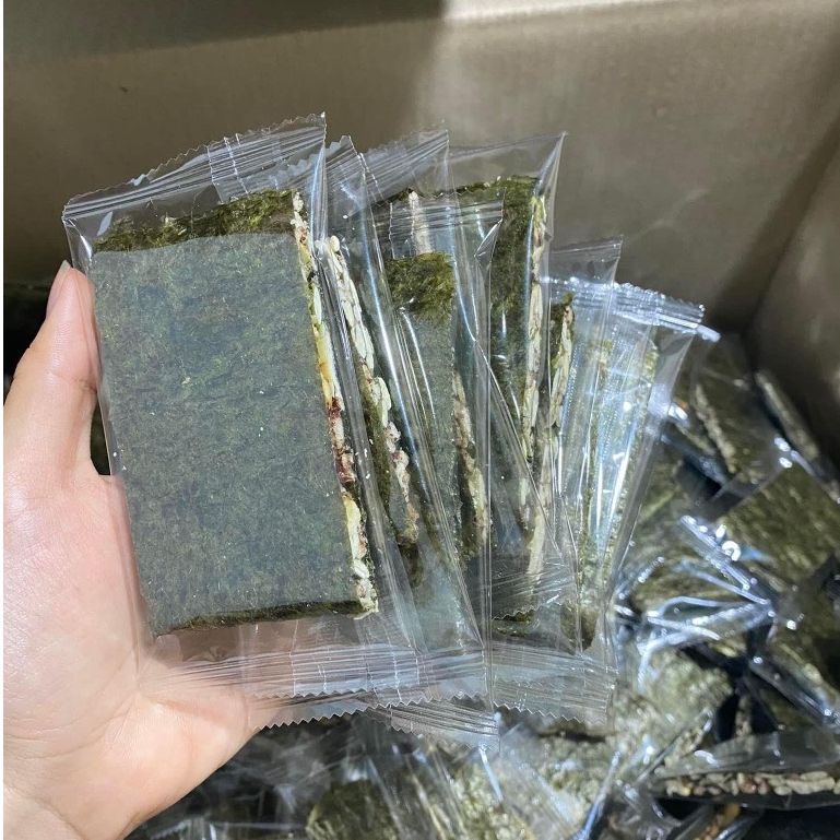 Rong biển kẹp hạt dinh dưỡng - không đường ăn kiêng giảm - ăn chay