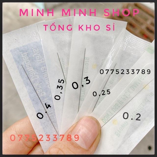 [HCM]Kim nano siêu mảnh dùng trong phun môi 100 kim siêu mảnh cho máy phun xăm