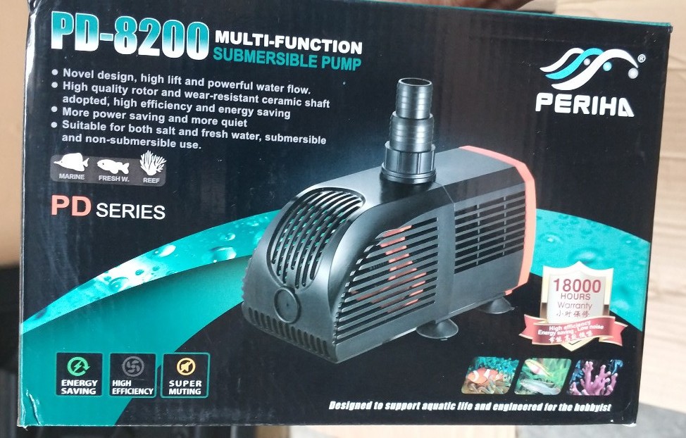 Máy bơm Periha các dòng PD 5200, 6200, 7200, 8200 chuyên dành cho hồ cá cảnh và hòn non bộ, VUI LÒNG XEM KỸ MÔ TẢ