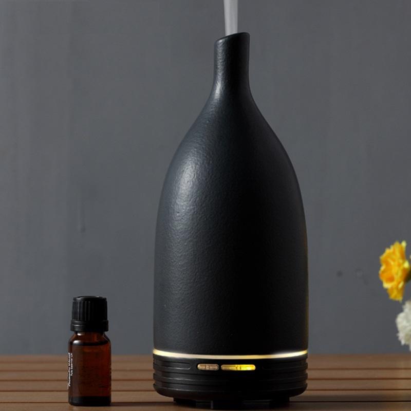 Máy khuếch tán tinh dầu siêu âm trụ gốm - máy xông tinh dầu 100ml TDP22
