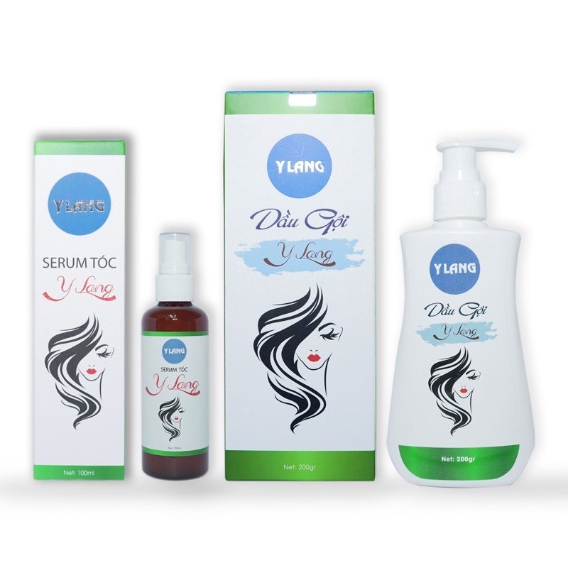 Combo dầu gội và sirum kích mọc tóc YLang
