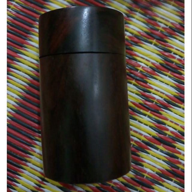 Lọ tăm gỗ trắc thẳng