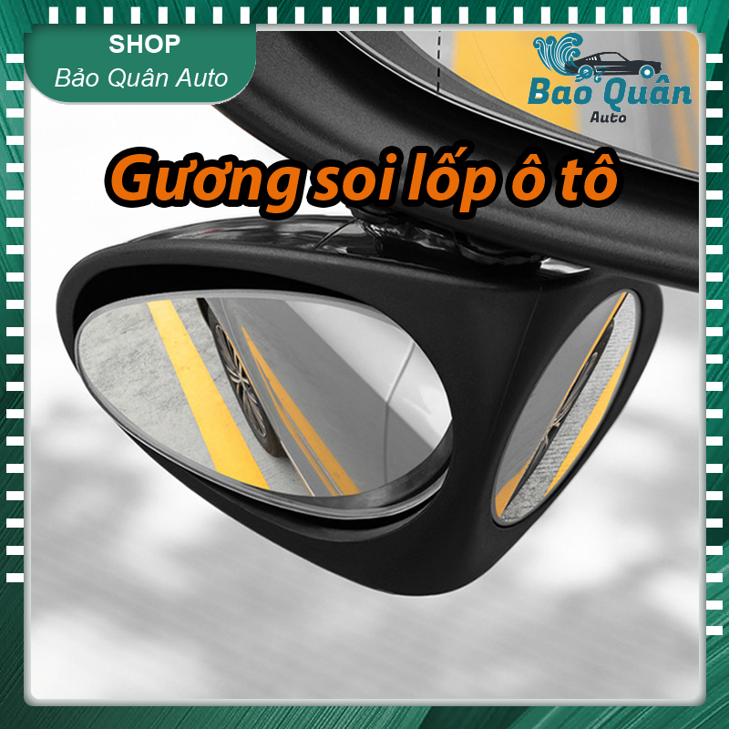 Gương chiếu hậu 3r ab soi lốp ô tô xoay 360 độ