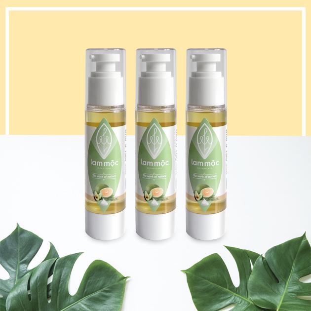 Lam Mộc - Combo 3 dầu ủ kích mọc tóc 50ml