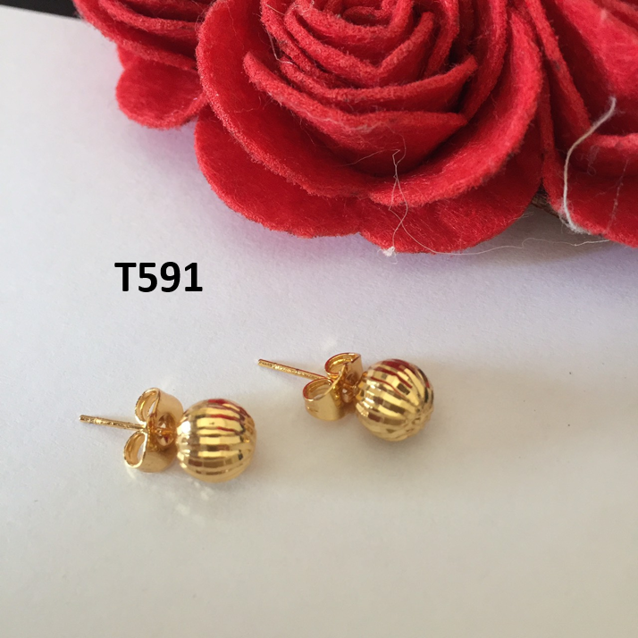 Bông Tai Bi Hạt Nút Bướm Cực Đẹp mạ vàng 18k T591 Namoo Jewelry