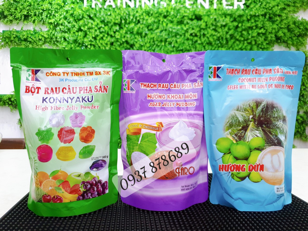 Bột thạch rau câu pha sẵn konnyaku gói 560gr - tiện lợi, cực ngon