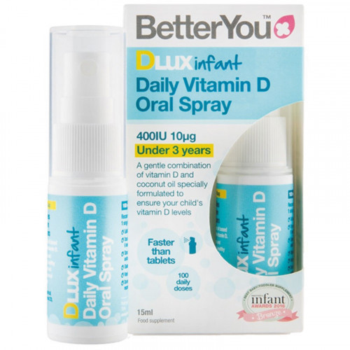 Vitamin d dạng xịt dlux của anh 0-3 tuổi 15ml