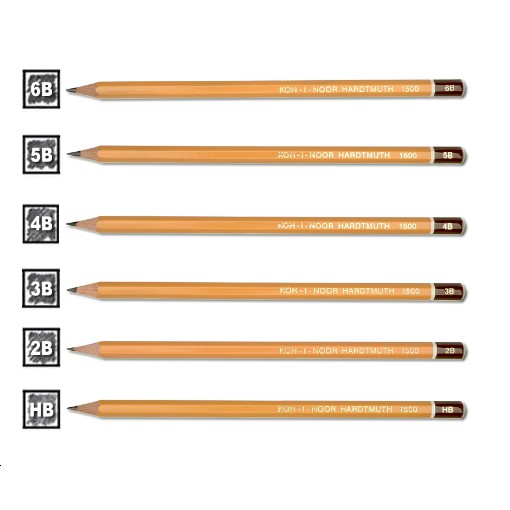 Bút Chì Phác Thảo KOH-I-NOOR Hardmuth (Cây Lẻ)