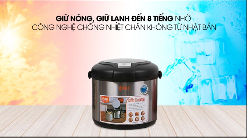 Nồi ủ nhiệt comet cm7661b