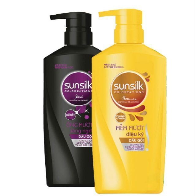 [HCM]Dầu Gội Sunsilk Óng Mượt Rạng Ngời 640g/ (Đen)