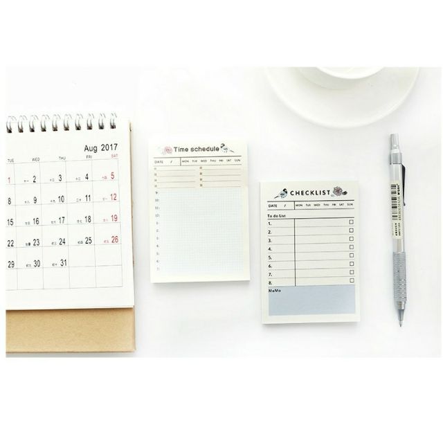 Giấy note kế hoạch