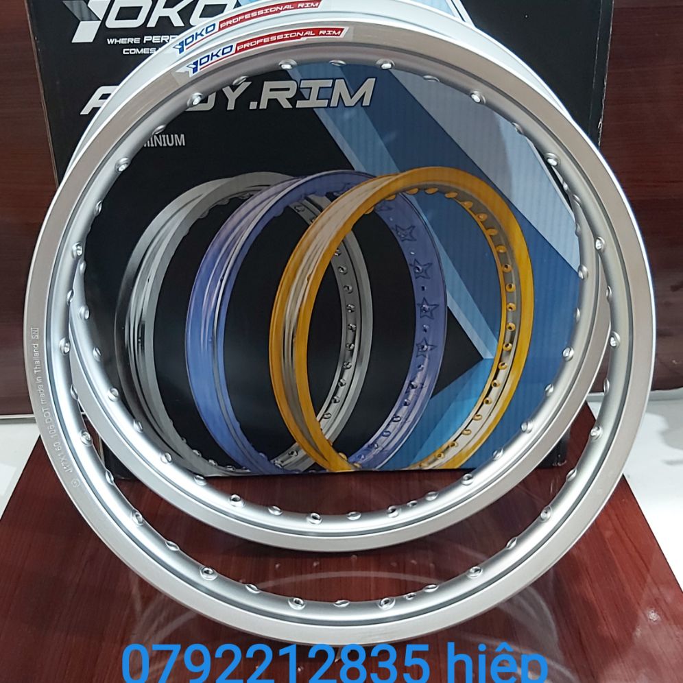 [HCM]Niềng nhôm YOKO THÁI CHÍNH HÃNG TRƯỚC 1.4 SAU 1.6 (1 cặp)