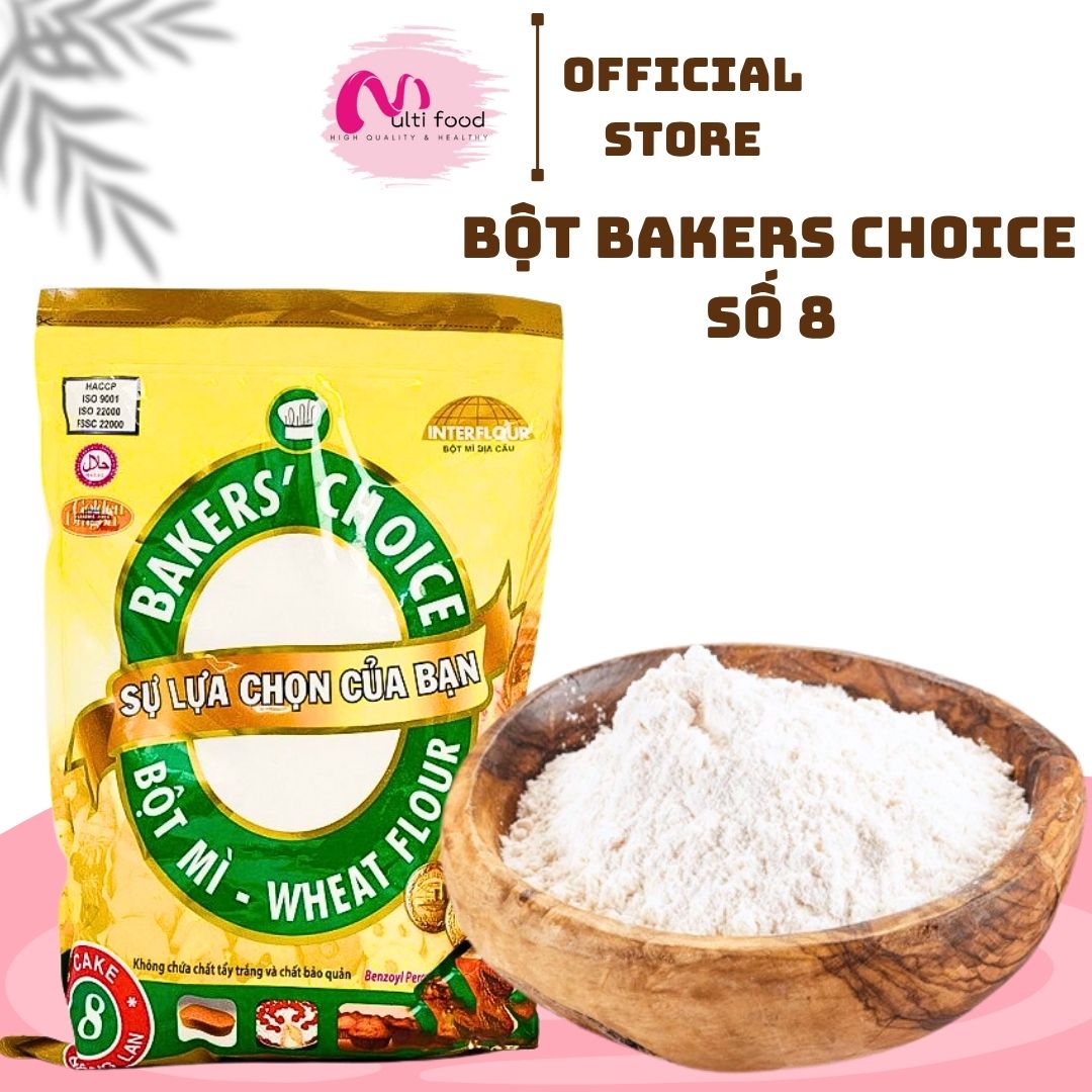 1KG Bột Mì Đa Dụng BAKERS CHOICE SỐ 8