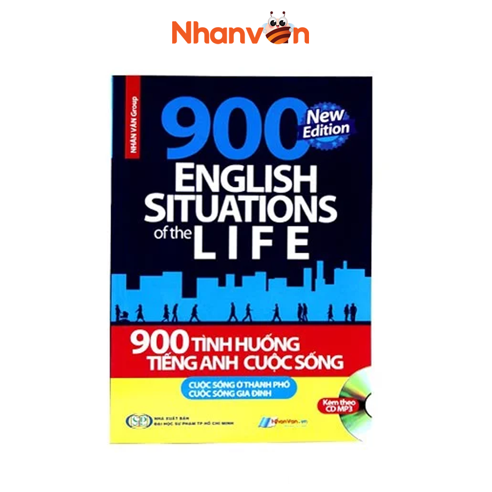 Sách - 900 Tình Huống Tiếng Anh Cuộc Sống - Cuộc Sống Ở Thành Phố Cuộc Sống Gia Đình