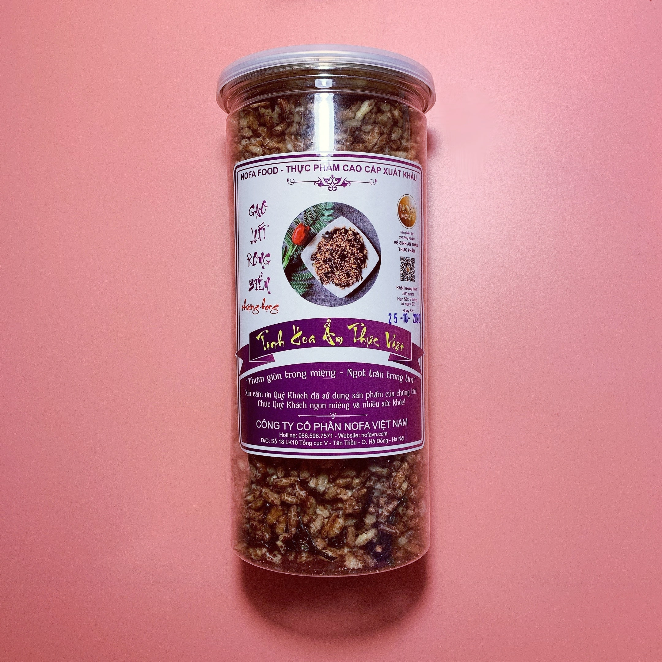 GẠO LỨT SẤY RONG BIỂN HÀN QUỐC HÀNG HẢO HẠNG 500G (GIẢM CÂN, ĂN KIÊNG, KETO, ĐỒ ĂN VẶT VĂN PHÒNG NGON TUYỆT)