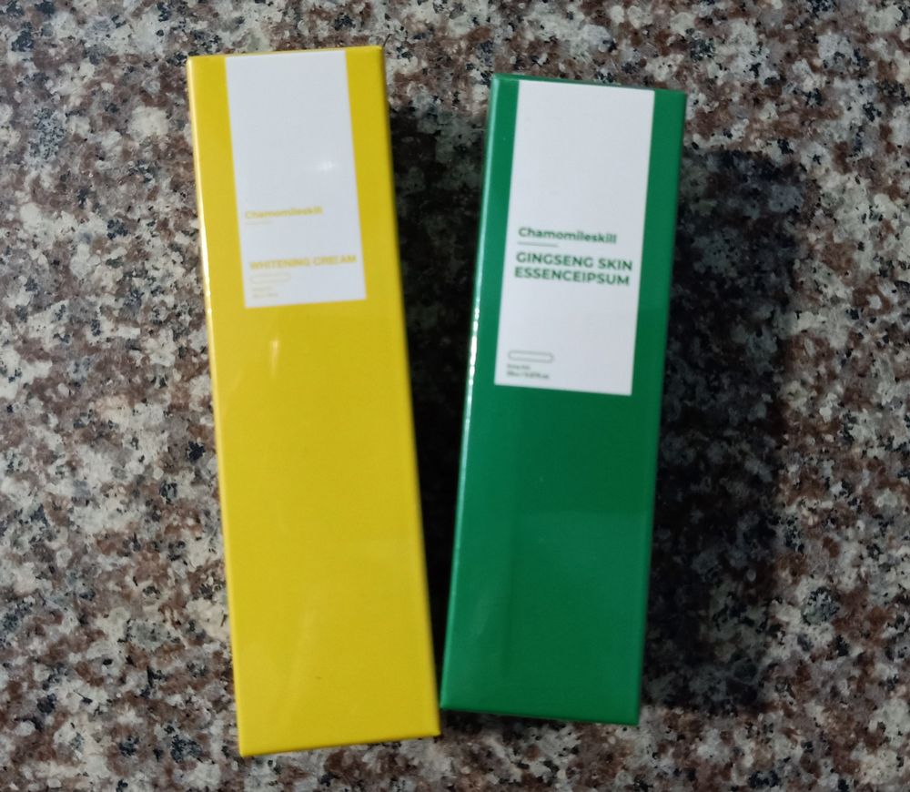 Combo Kem tái tạo và kem hồng sâm chamomileskill chính hãng