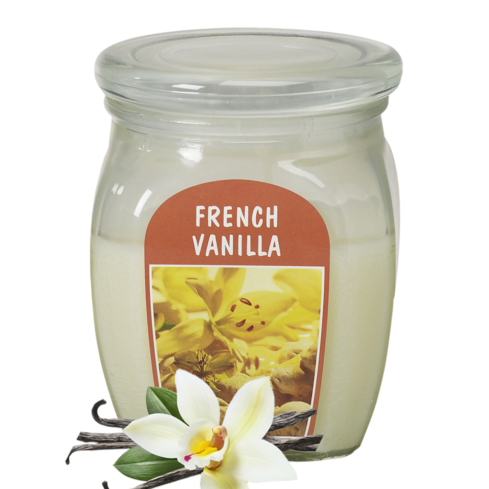 Hũ nến thơm tinh dầu Bolsius French Vanilla 305g - Nến thơm phòng, nến thơm trang trí, khử mùi, nến tinh dầu nhập khẩu chính hãng, sáp nến thơm phòng ngủ, hương nến thơm thiên nhiên