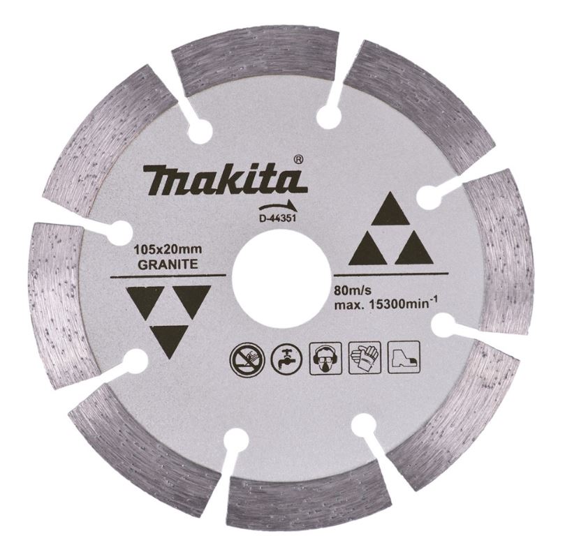 105x1.6x20mm lưỡi cắt đá granite makita d-44351