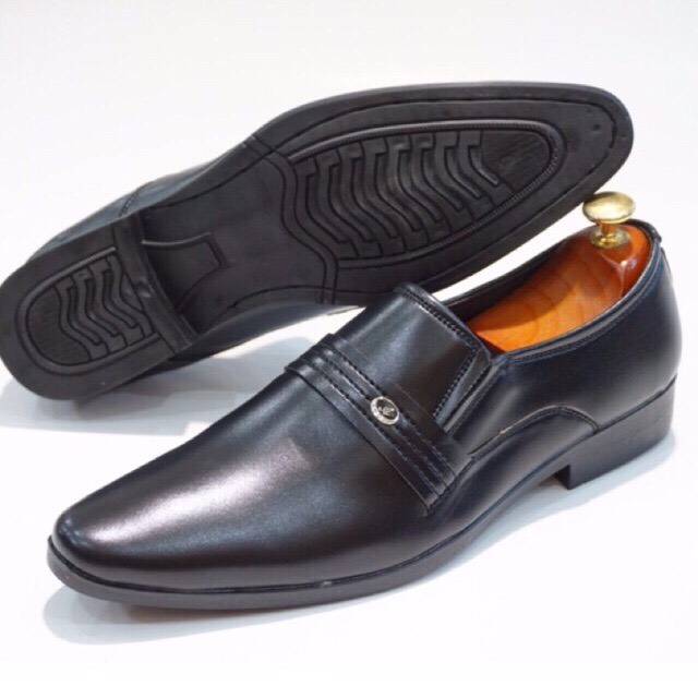 Giày tây nam công sở lịch lãm, thiết kế thời trang, sang trọng, đế cao su cao có khâu viền chắc chắn