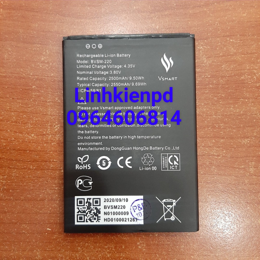 Pin điện thoại Vsmart Bee