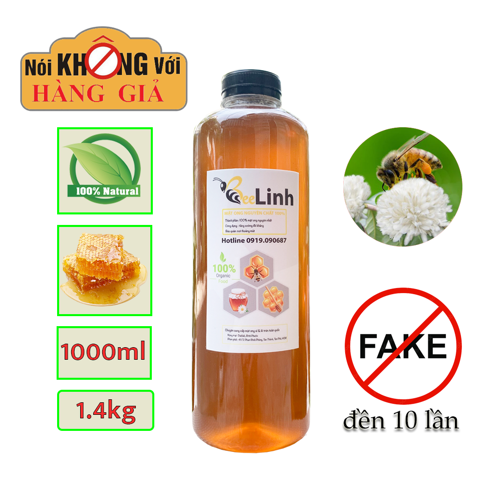 Mật ông nguyên chất, mat ong rung nguyên chất Bee Linh
