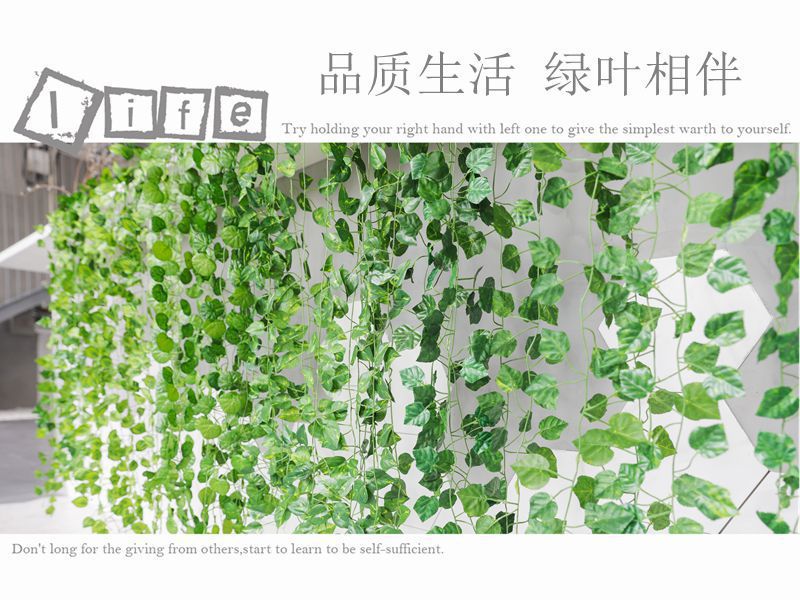 Dây leo 72 lá , dài 2m hoa giả trang trí