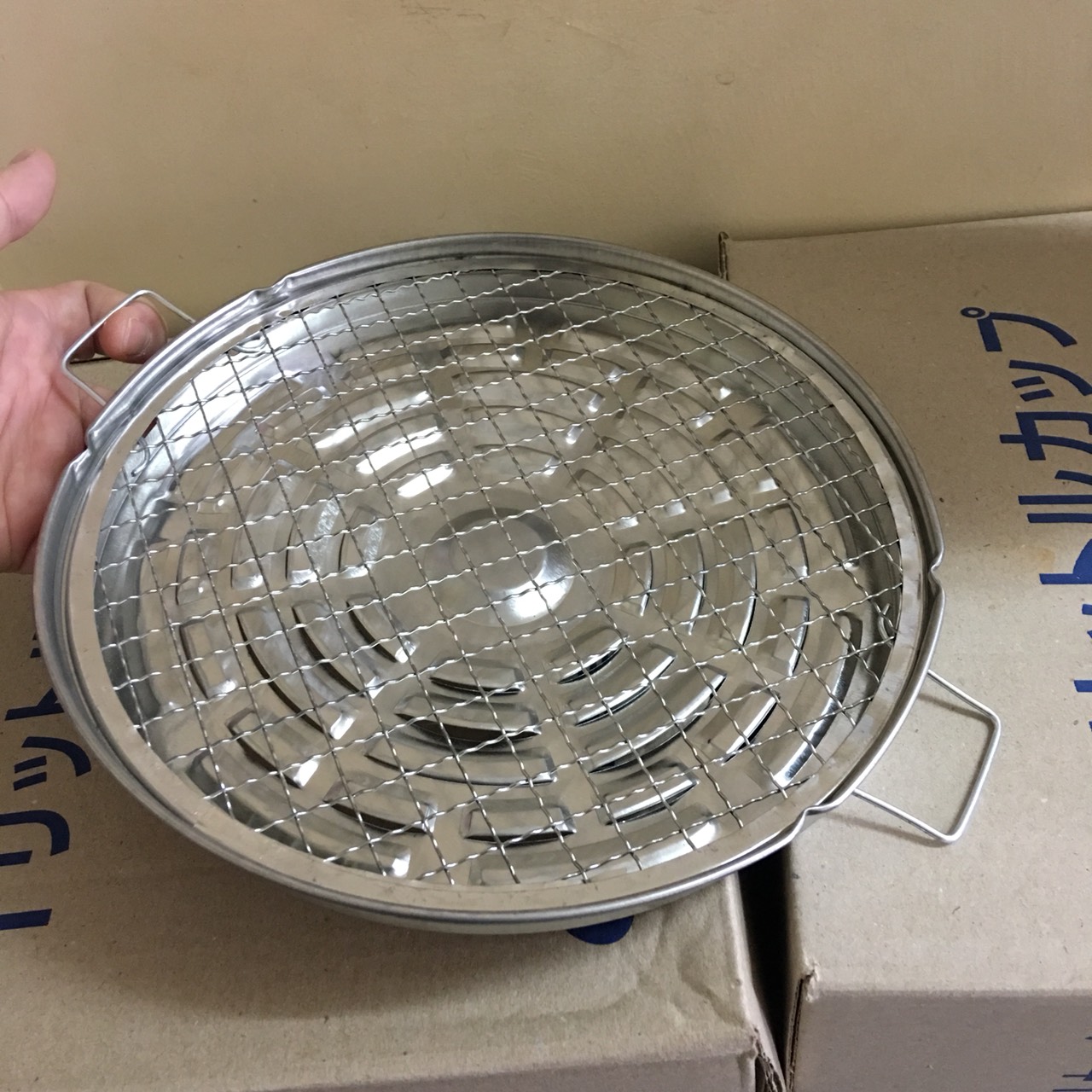 Vỉ nướng dạng lưới hàng nhập từ Nhật Bản chịu nhiệt đến 300 độ C dễ sử dụng