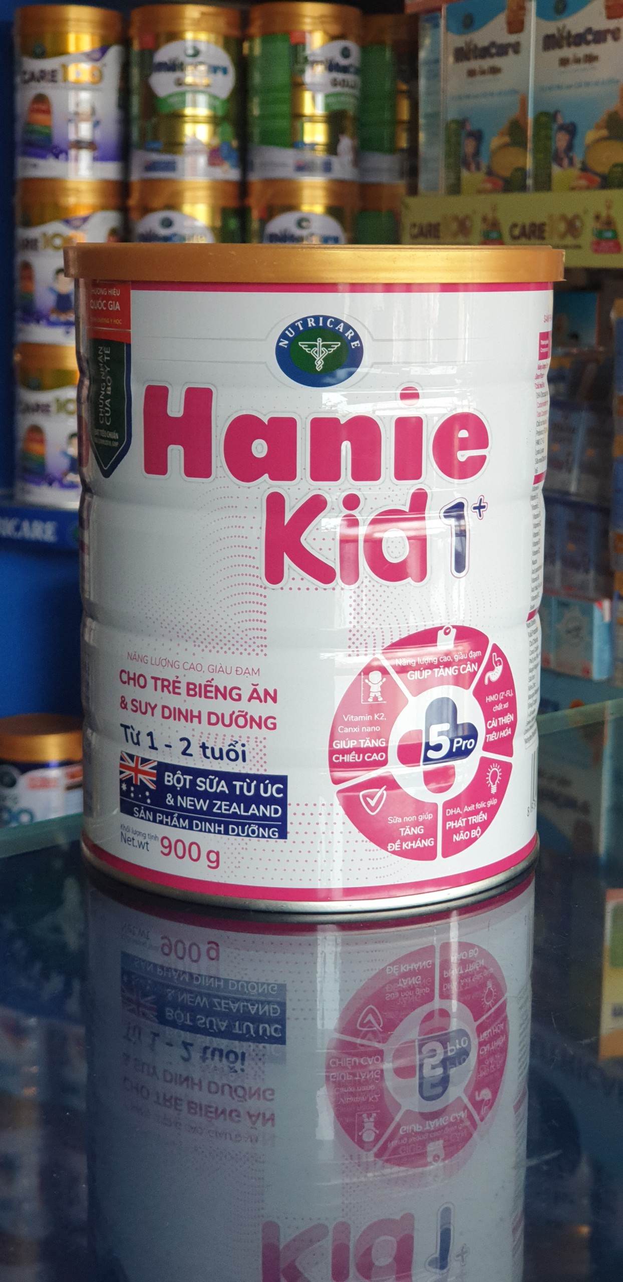 Sữa Bột Hanie Kid dành cho trẻ 1-2 tuổi tăng cân khỏe mạnh. (MẪU MỚI)