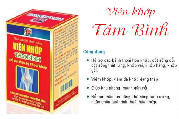 Xương Khớp Tâm Bình ( lọ 60 viên )
