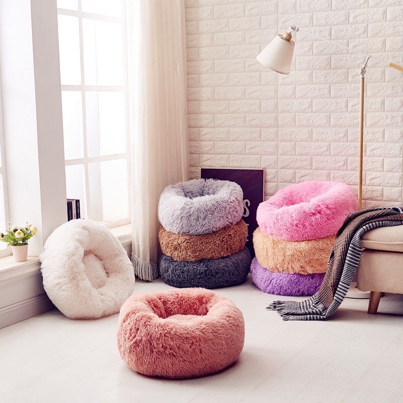 Đệm ổ nằm lông dày mịn cao cấp cho thú cưng