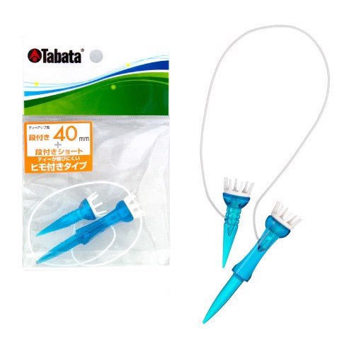 Tee golf nhựa stepped lift tee with string set 2 gv1415 | tabata