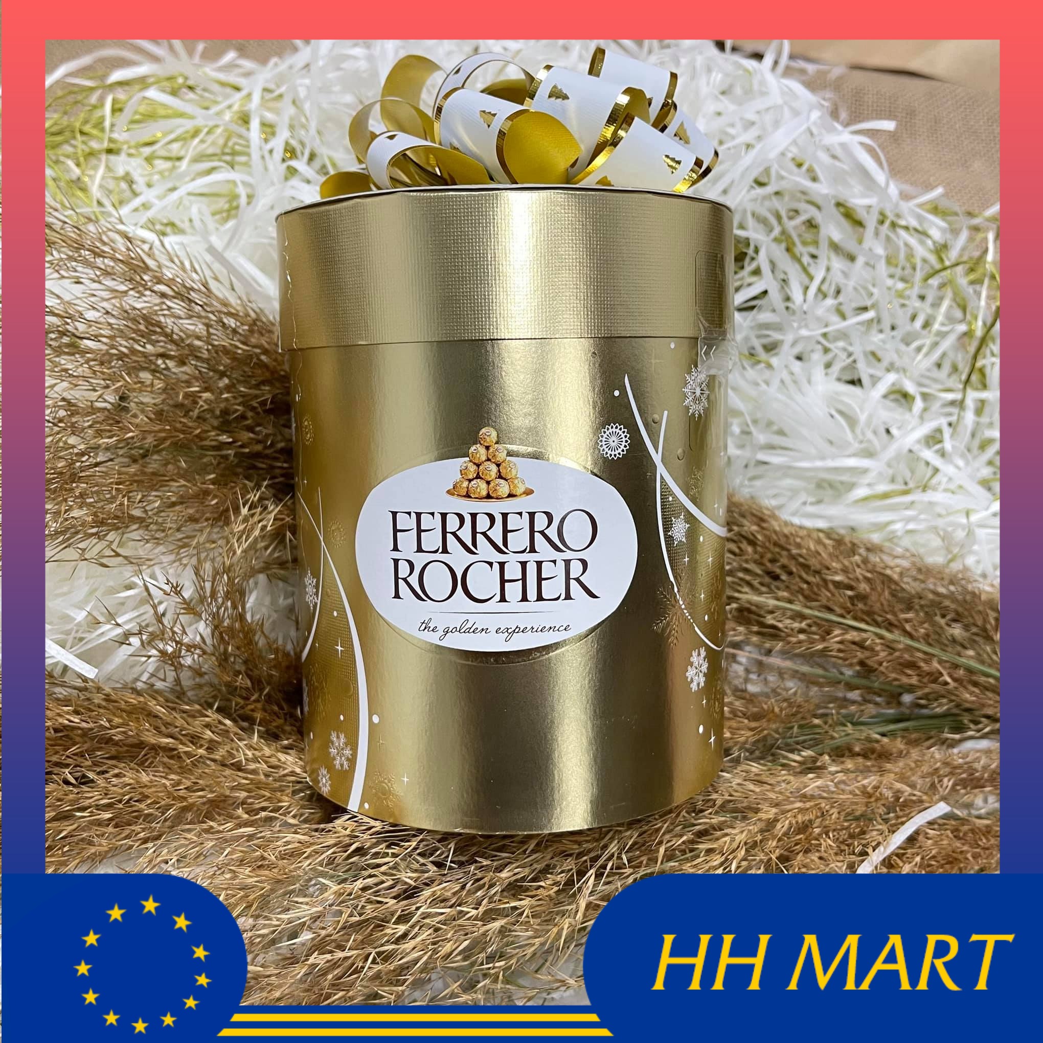 Hộp quà thắt nơ Socola FERRERO ROCHER The Golden Experience 225gr