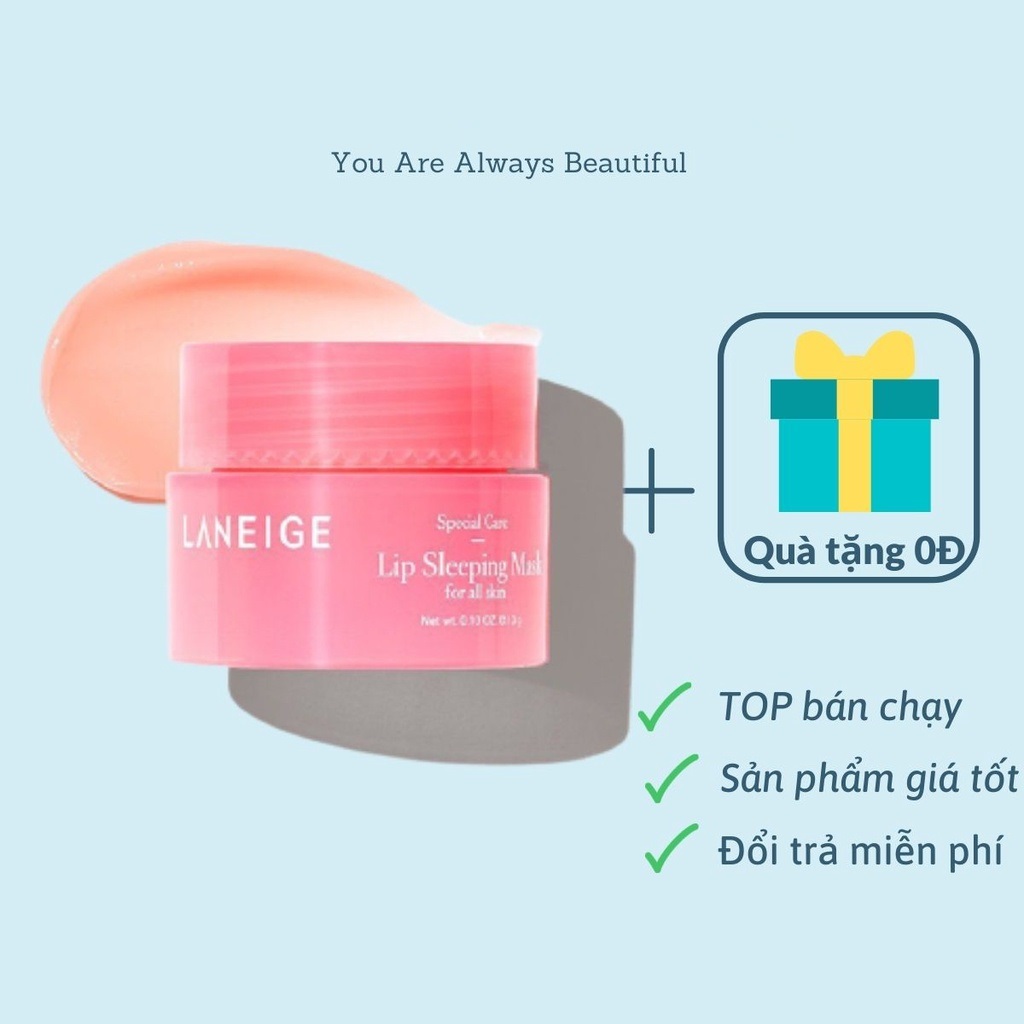 Mặt nạ ngủ ủ môi Lanege cấp ẩm làm mềm môi giúp giảm thâm môi mini size