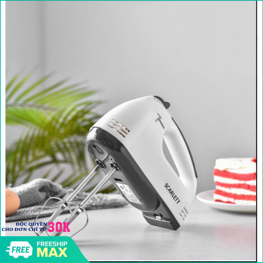 Máy đánh trứng - Máy đánh trứng cầm tay mini - Máy đánh trứng cầm tay mini - Scarlett HE - 7 cấp độ - Hỗ trợ đổi trả 7 ngày