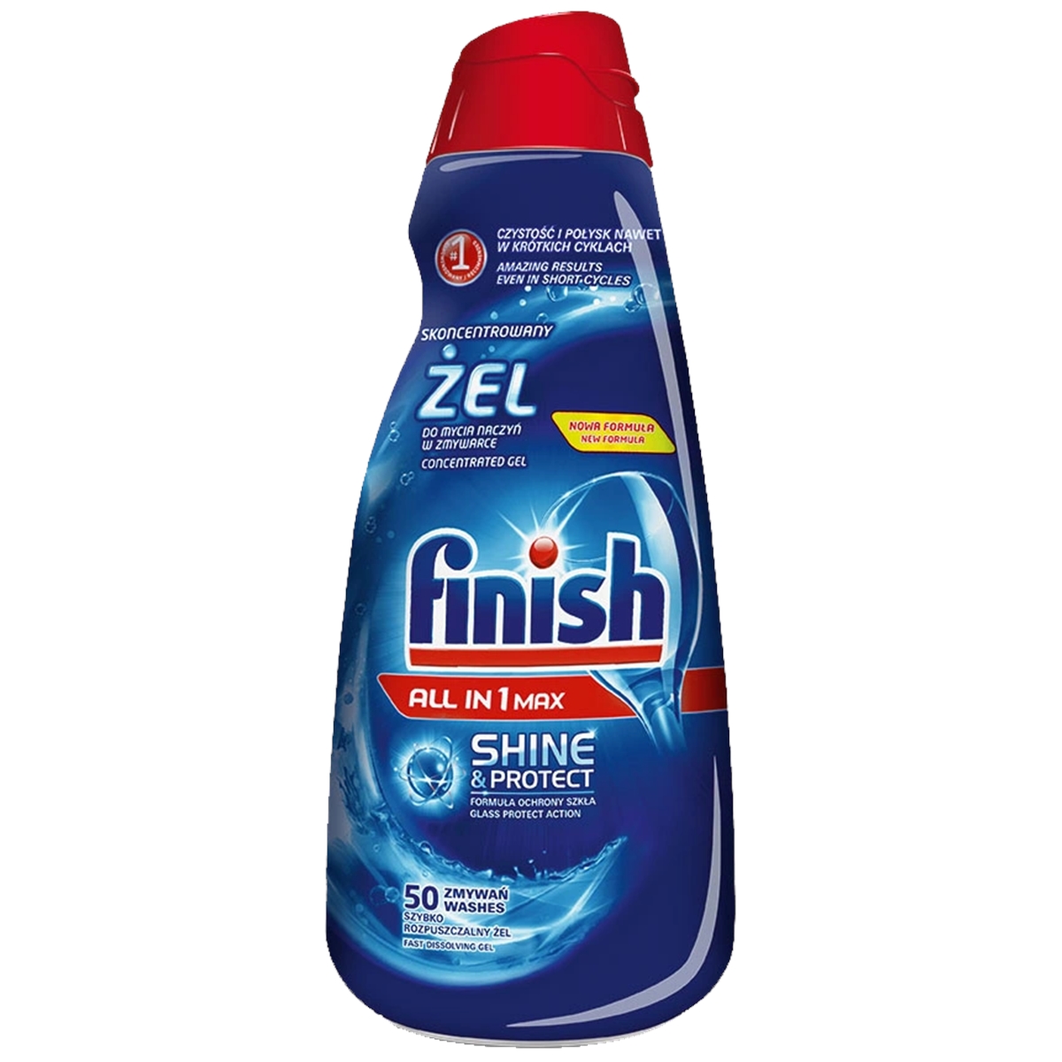 Gel rửa bát finish all in 1 max - 650ml