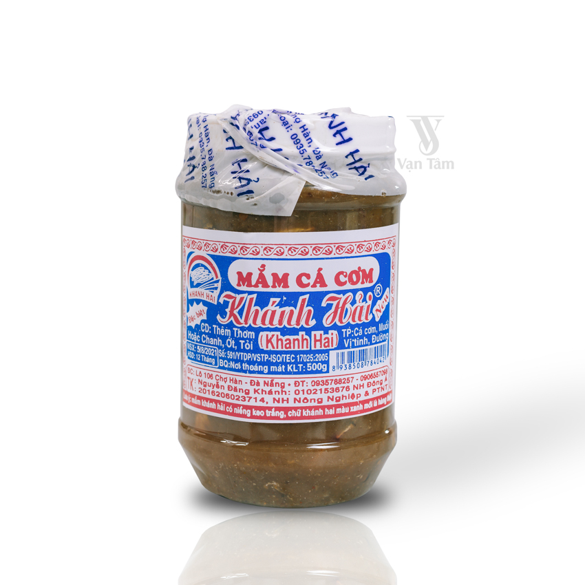 |chính hiệu| mắm cá cơm nguyên con khánh hải, đặc sản đà nẵng, hủ 500gr