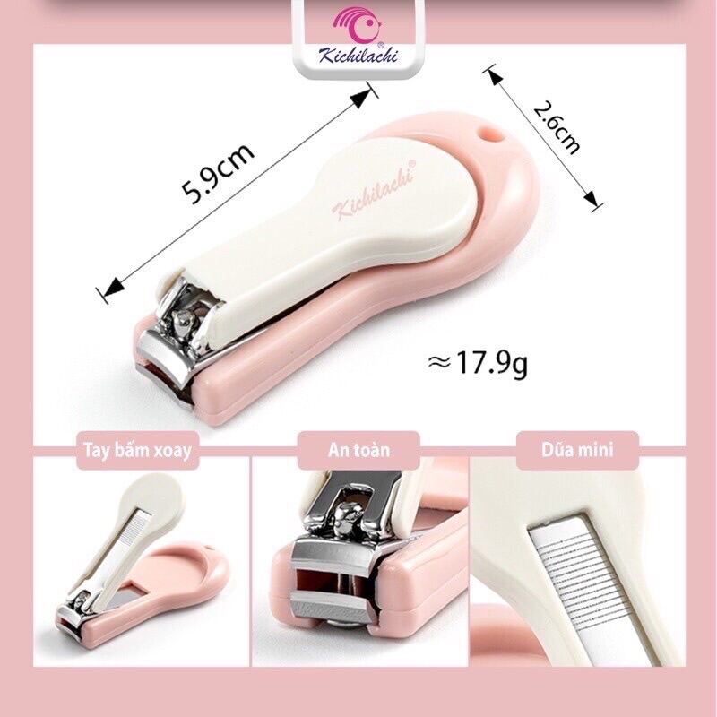 (Sét 3) BooBoo Baby - Bộ Bấm Móng Tay Best BB 03 Chi Tiết An Toàn Cho Bé