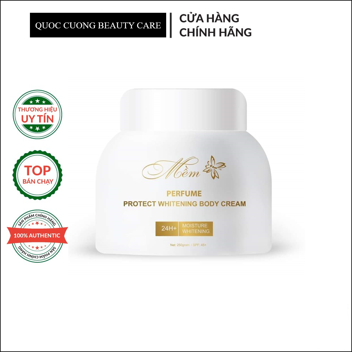 Kem body mềm trắng da hương nước hoa mẫu 2020 A cosmetic whitening body cream 250g