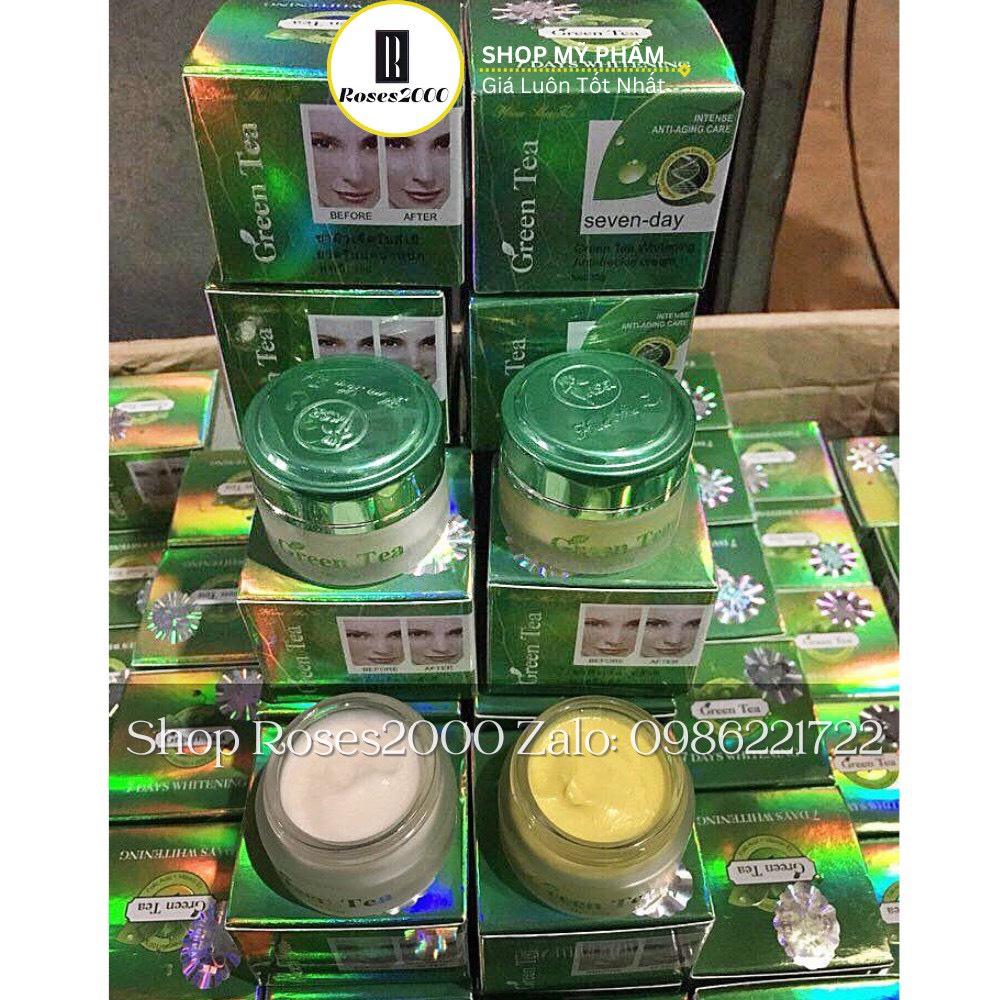 Kem nám trà xanh green tea