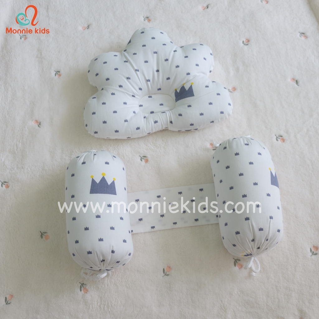 Chặn Bông MONMON Tặng Kèm Gối Chất Liệu Cotton Thấm Hút Mồ Hôi