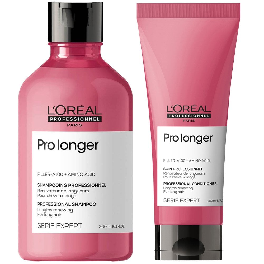 Dầu gội + Dầu xả L'Oreal Professionnel Serie Expert Pro Longer làm dày và chắc khỏe cho mái tóc dài bị mỏng hoặc yếu