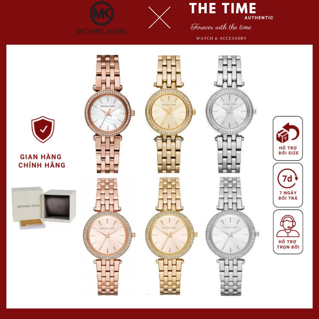 Đồng hồ mk nữ authentic - đồng hồ michael kors nữ authentic mk3190 , mk3191 & mk3192 ..5atm
