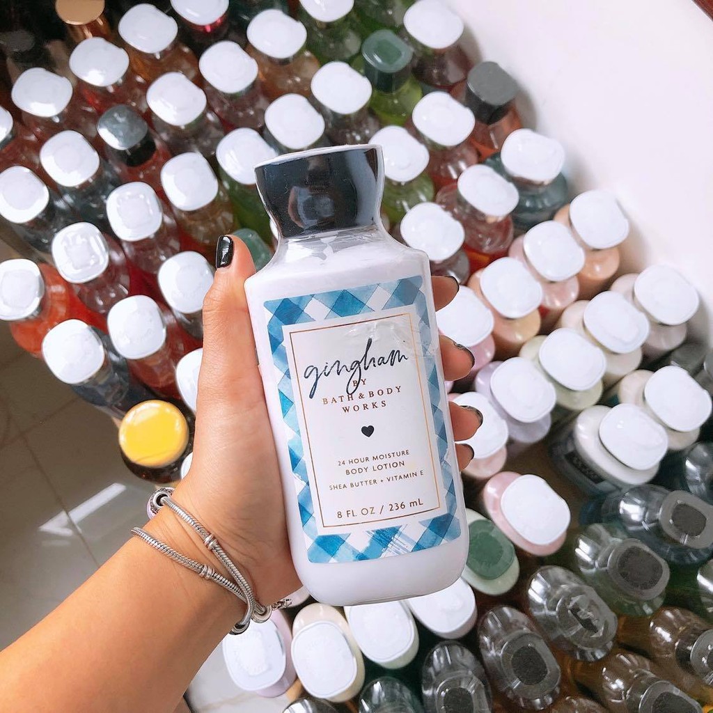 Sữa dưỡng thể nước hoa gingham bath & body works