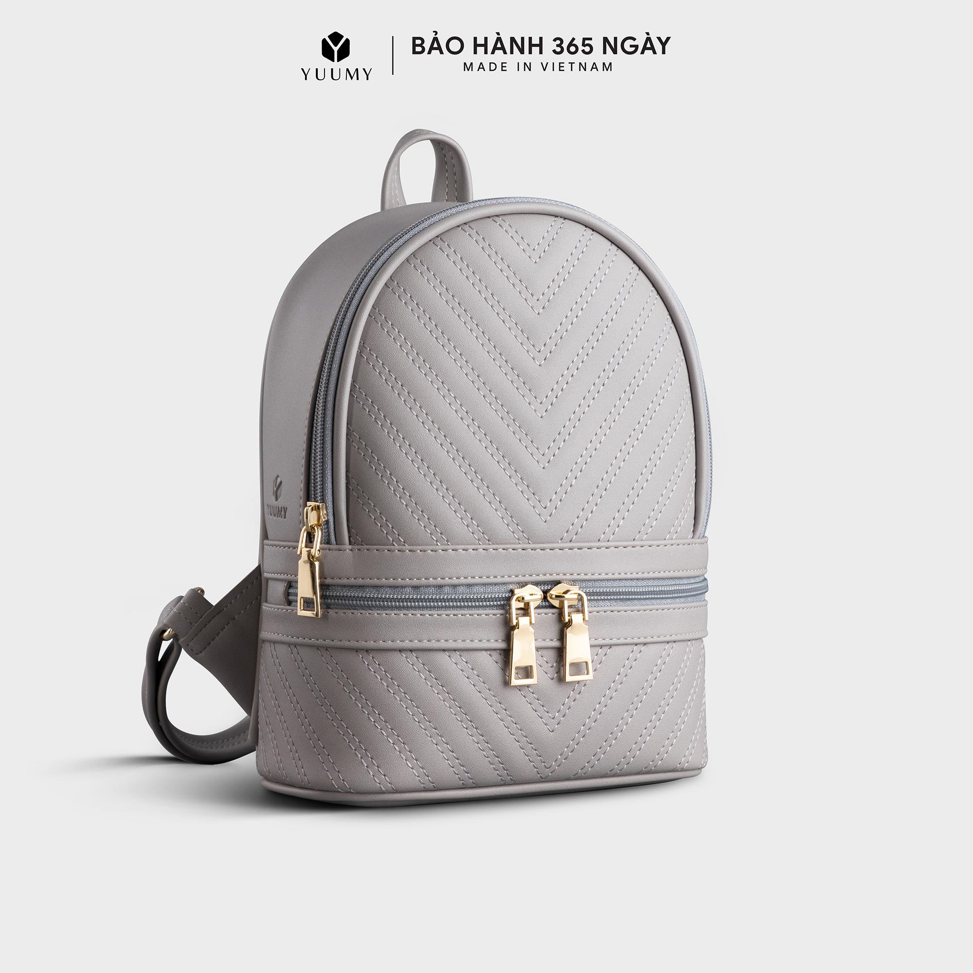 Balo nữ da mềm họa tiết trần chỉ yuumy seasand yba54