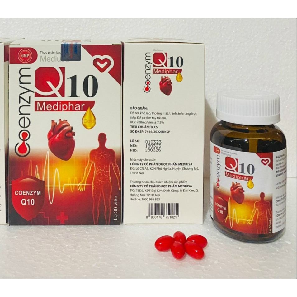Coenzyme Q10 Giúp tăng cường sức khỏe tim mạch