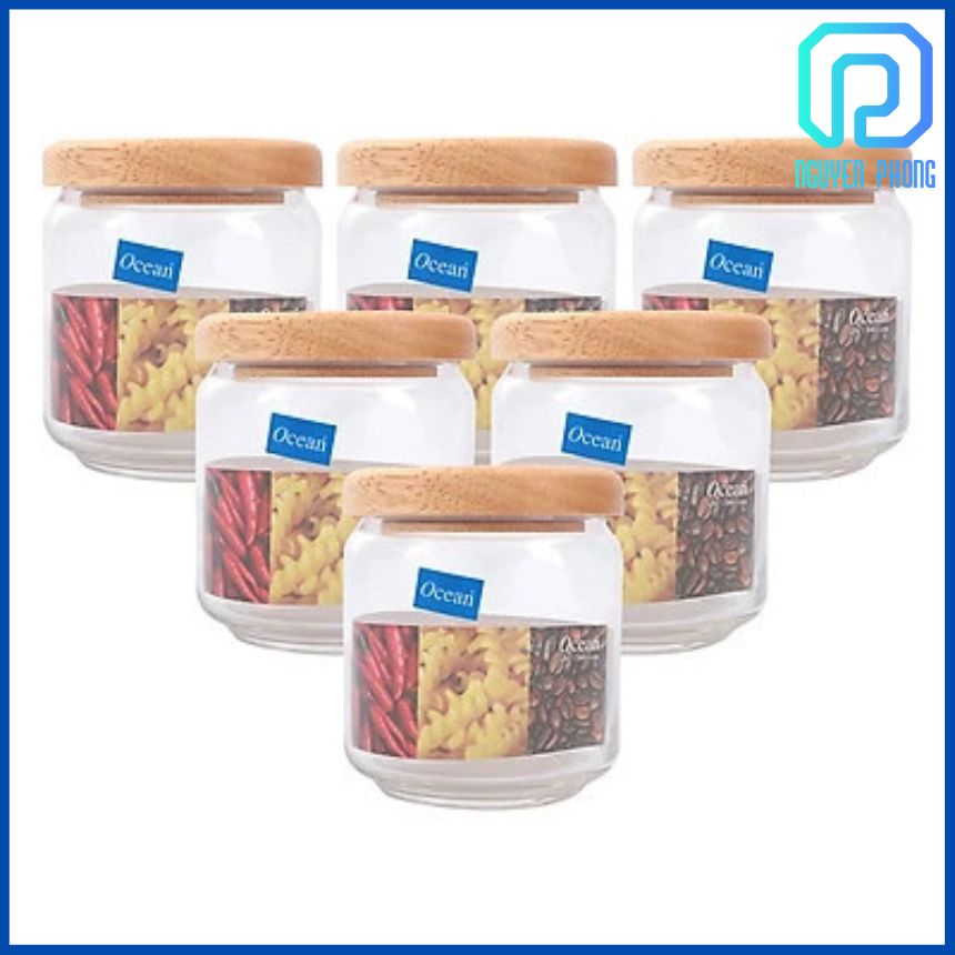 (Chính hãng) Hũ đựng gia vị thủy tinh Ocean cao cấp dung tích 500ml, Hũ thích hợp nhất đựng các loại đồ khô như hạt, mứt, gạo, mỳ ống…vừa đẹp mắt vừa hợp vệ sinh, giúp phòng bếp nhà bạn thêm ngăn nắp, gọn gàng hơn