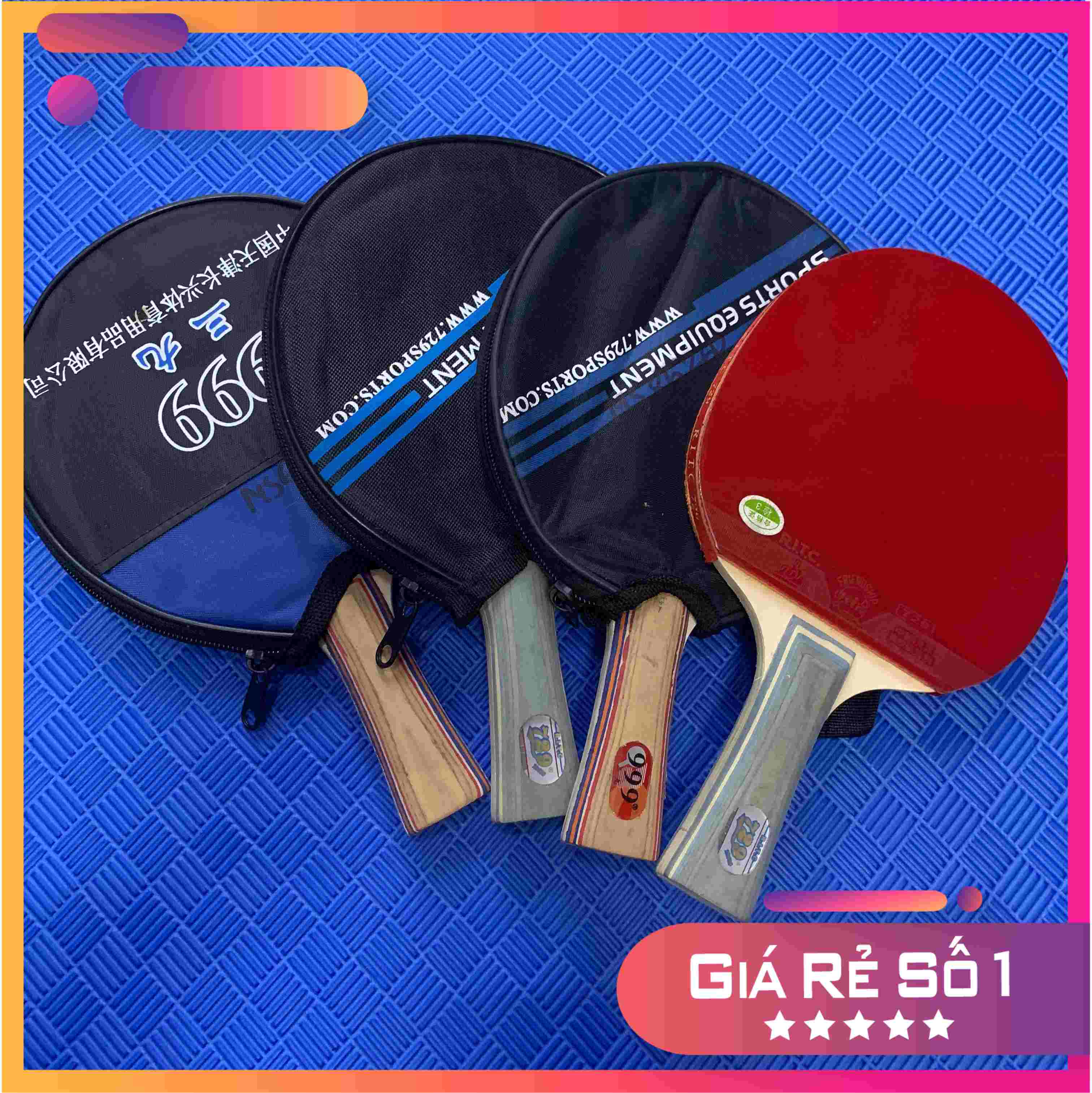 VỢT BÓNG BÀN giá rẻ 999,VỢT BÓNG BÀN cho người mới 729 kèm túi đựng - LYLYSPORTS