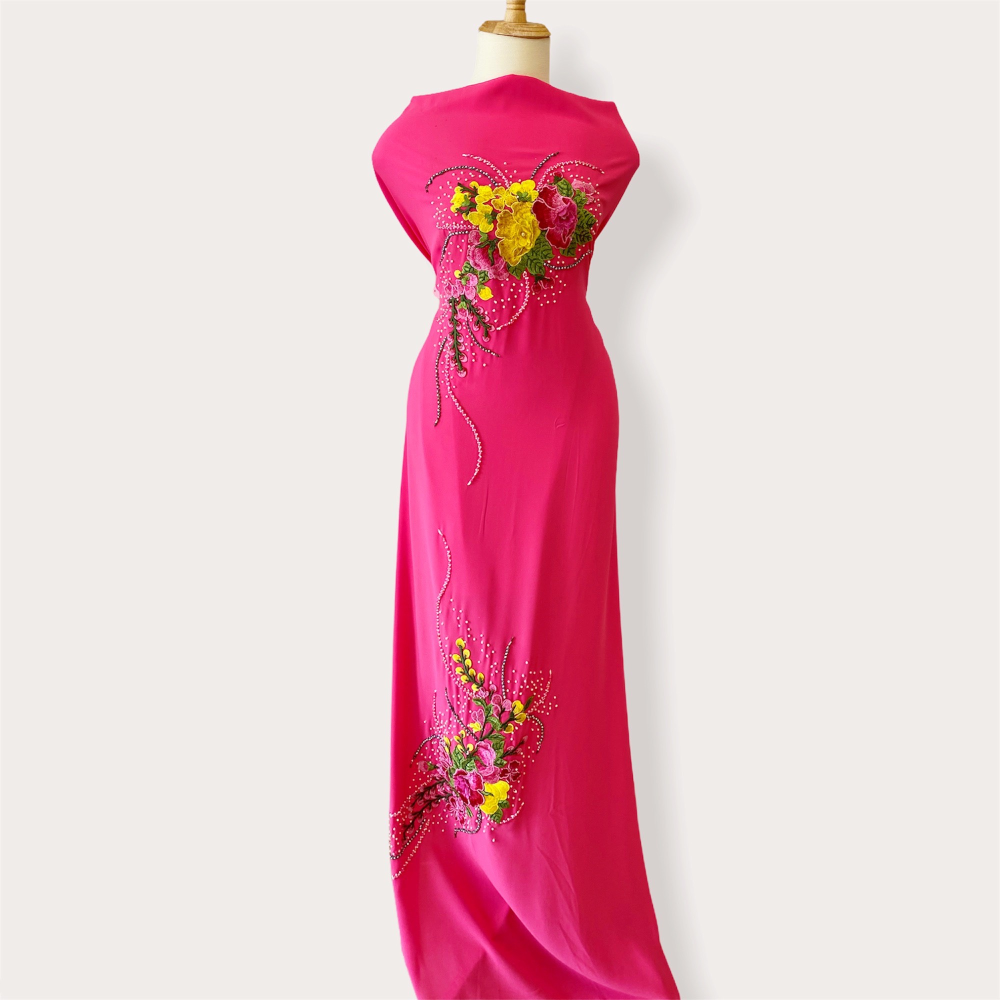 [Hàng Auth - Chọn màu] [Ảnh thật] [Có sẵn] [Giá hủy diệt] Vải áo dài lẻ mẫu Tằm Ý, mỗi mẫu còn 1 cái